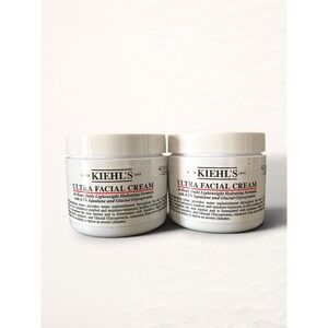 Kiehl's Ultra Facial Cream 4.2oz White Clean Beauty 2-Pack Hydrating